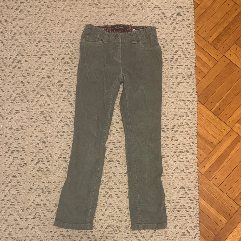 Mini Boden Corduroy Pants Girls size 9